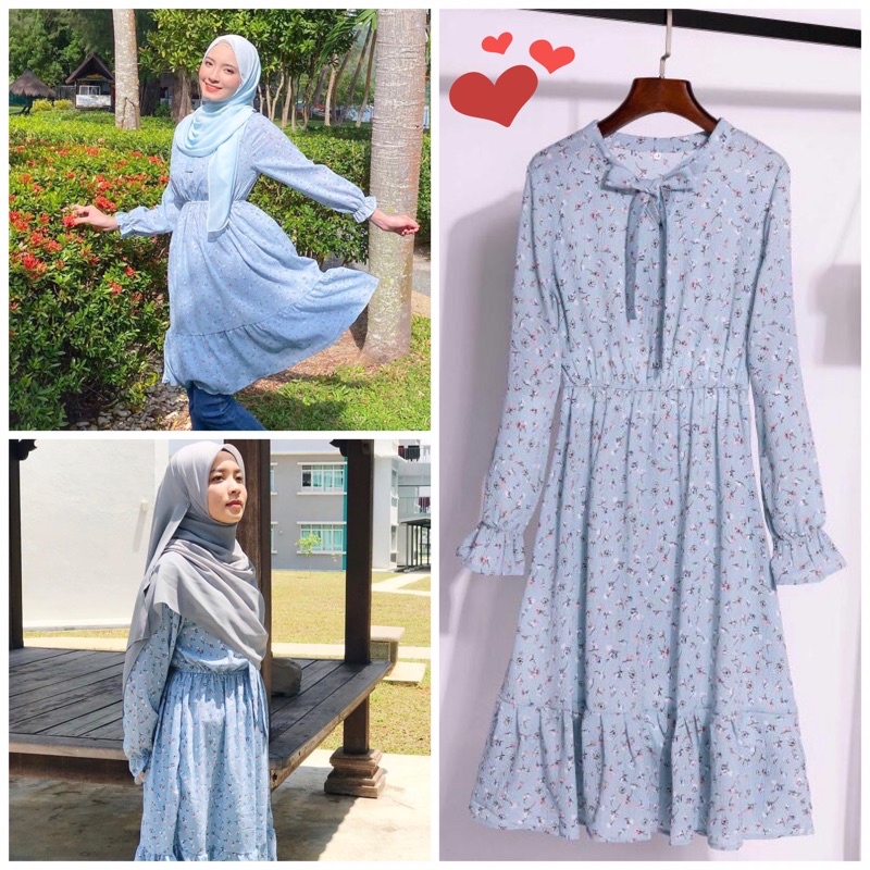 mini dress muslimah