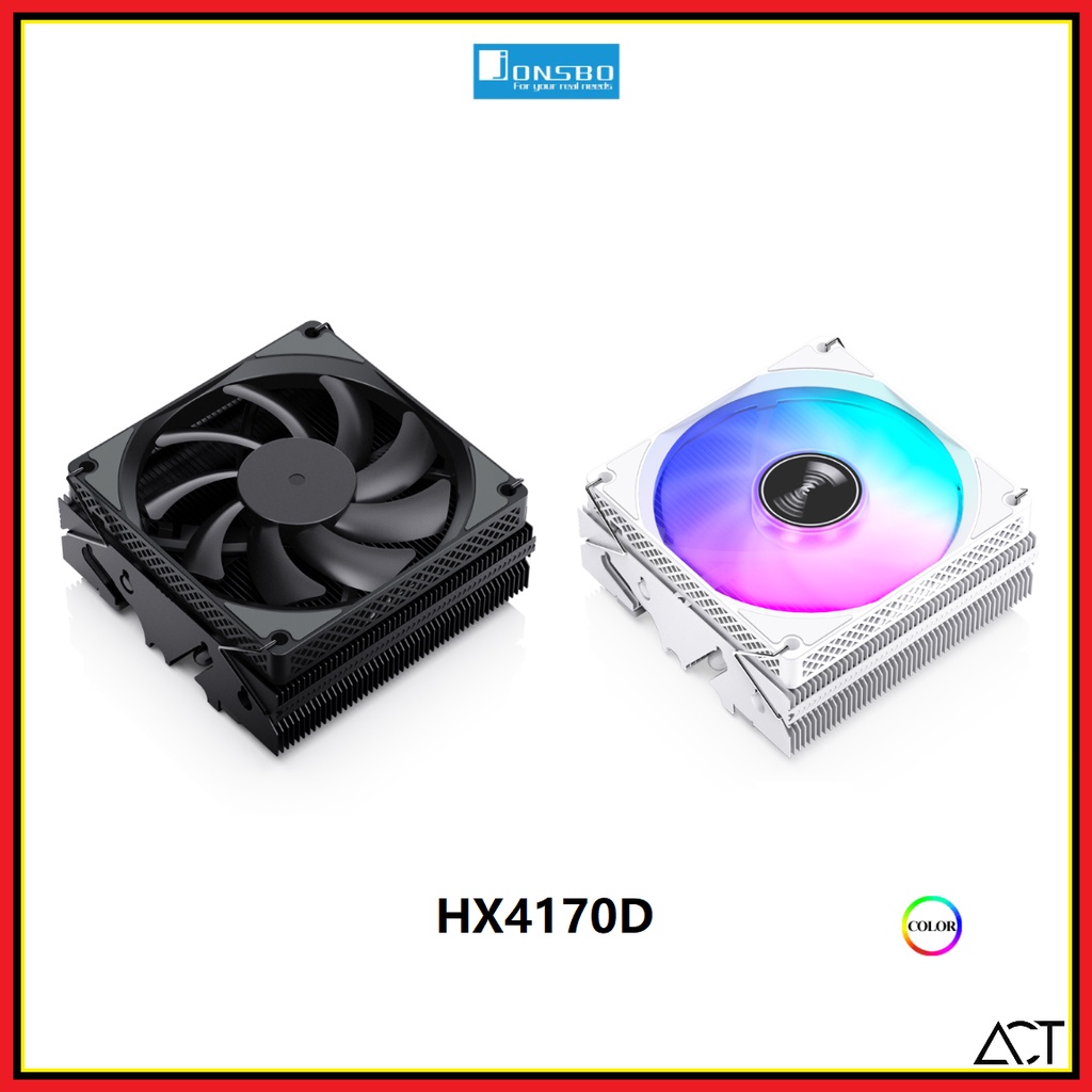 Jonsbo HX4170D Black High Performance ITX Cpu Cooler / Cpu Heatsink ...