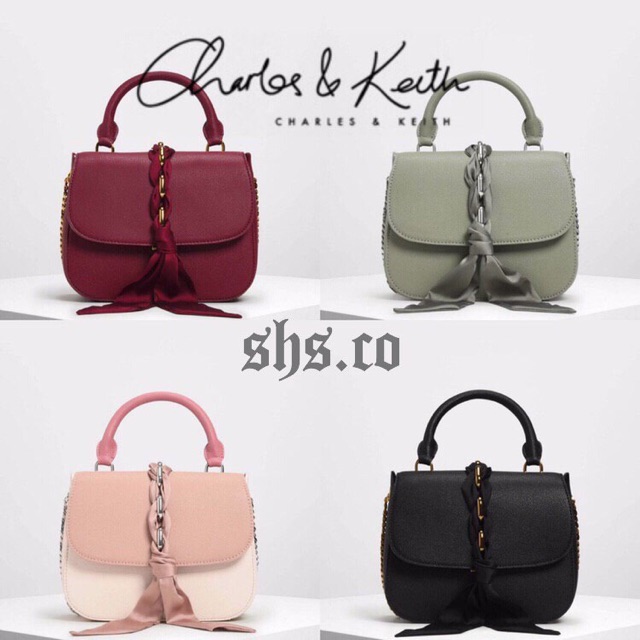 charles and keith front flap bag