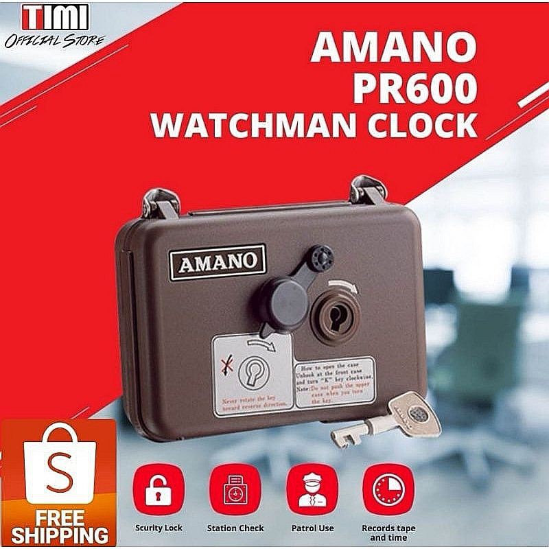 Amano PR600 Watchman Clock / AMANO PR600 Clocking Machine Shopee Malaysia