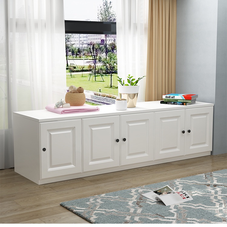 NEW!Bay Window Cabinet Household Balcony Floor Cabinet Storage Cabinet ...