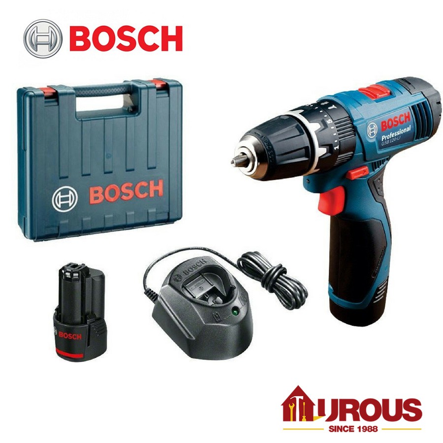 Bosch Gen 2 Cordless Impact Drill Driver Gsb 120 Li Set Shopee