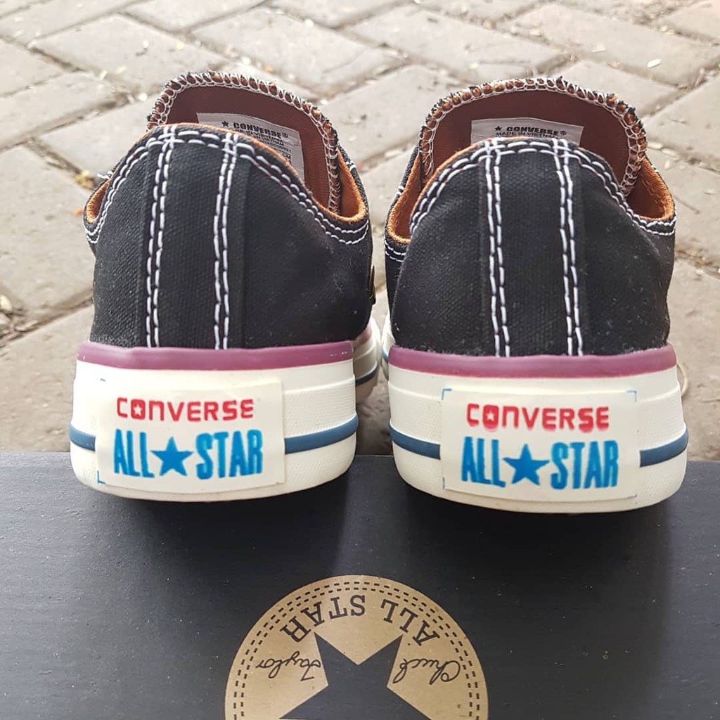 black short converse shoes