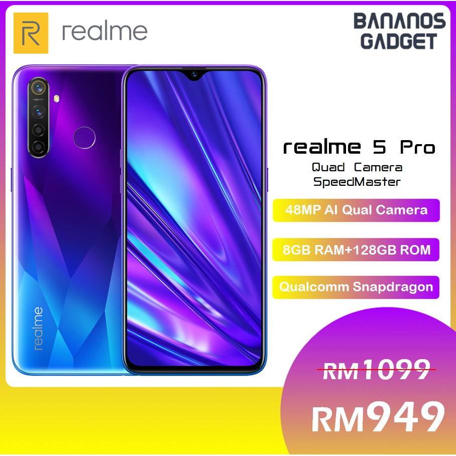 Realme 5 Pro 8gb 128gb Original Realme Malaysia Warranty Shopee Malaysia