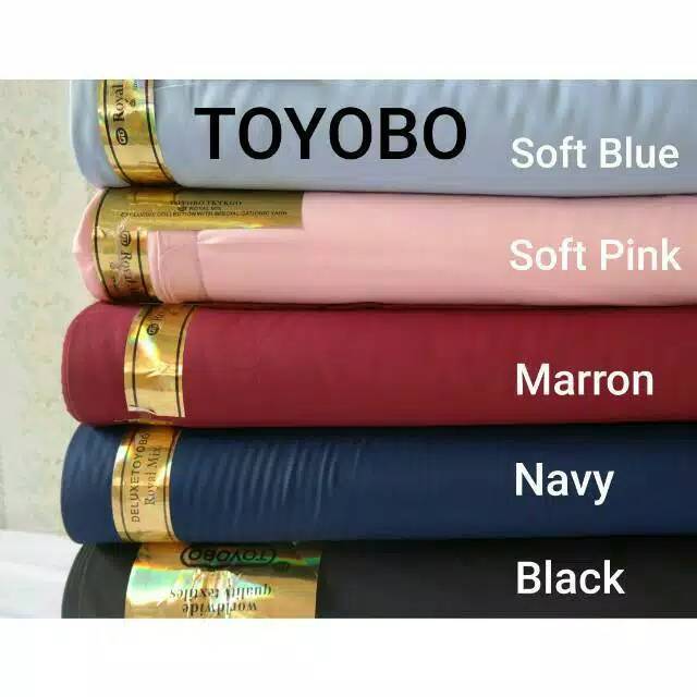 Toyobo Premium Fabric Meter Price Per 0 5m Toyobo Premium Kain Meteran Harga Per 0 5m Shopee Malaysia