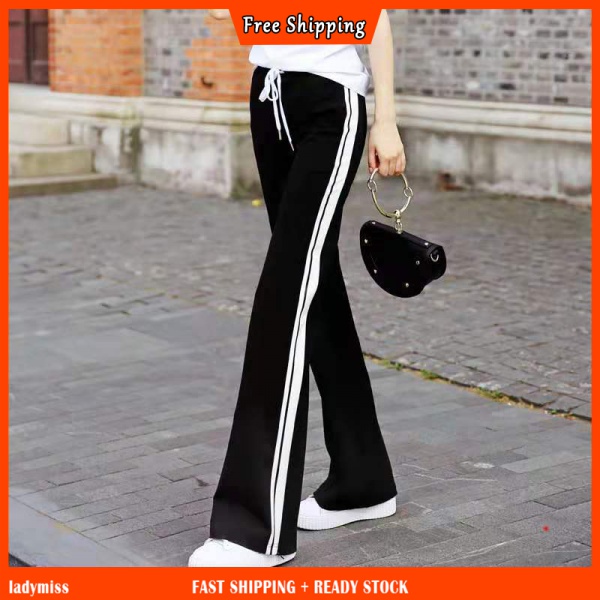 Buy Bootcut Women Long Pants Vintage Black Straight Cut High Waist Pant Office Work Pant Seluar Slack Perempuan Hitam Zumba Wanita Plus Size Palazzo Muslimah Palazzo Seetracker Malaysia
