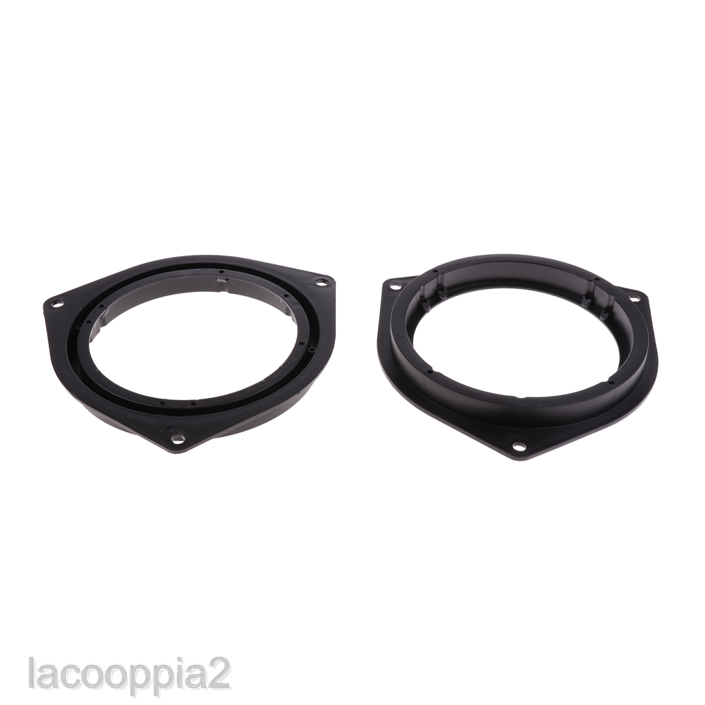 2Pcs 6.5/" Wooden Car Speaker Spacer Ring Adapter for Toyota Camry Corolla Reiz