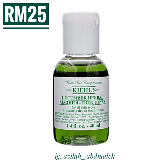 kiehl's cucumber toner