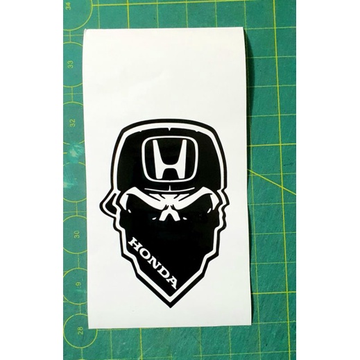 HONDA SPORT STICKER, HONDA SKULL WINDSHEILD STICKER, REAR STICKER ...