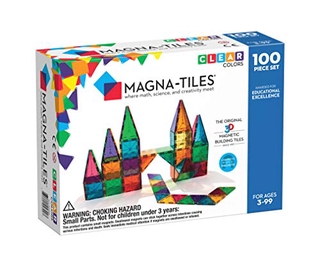 120 piece magnetic tile set