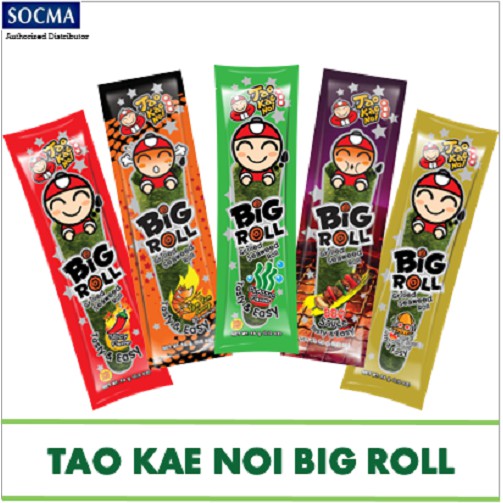 Tao Kae Noi Big Roll Seaweed Halal 6x3 6g Box Shopee Malaysia