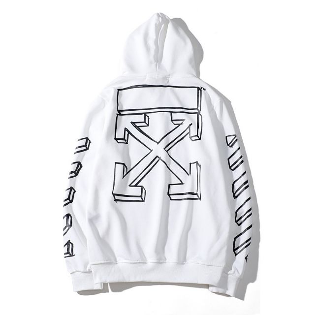 off white 3d sketch hoodie