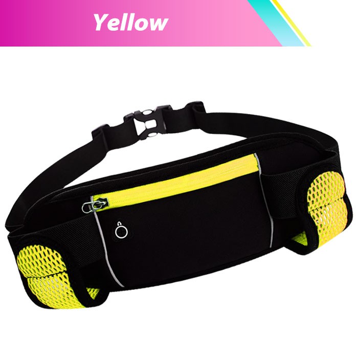 Adventure Running Waistband Belt 2 Water 250ml Bottle Large Capacity Bag Outdoor Sports Hiking Gym Fitness
