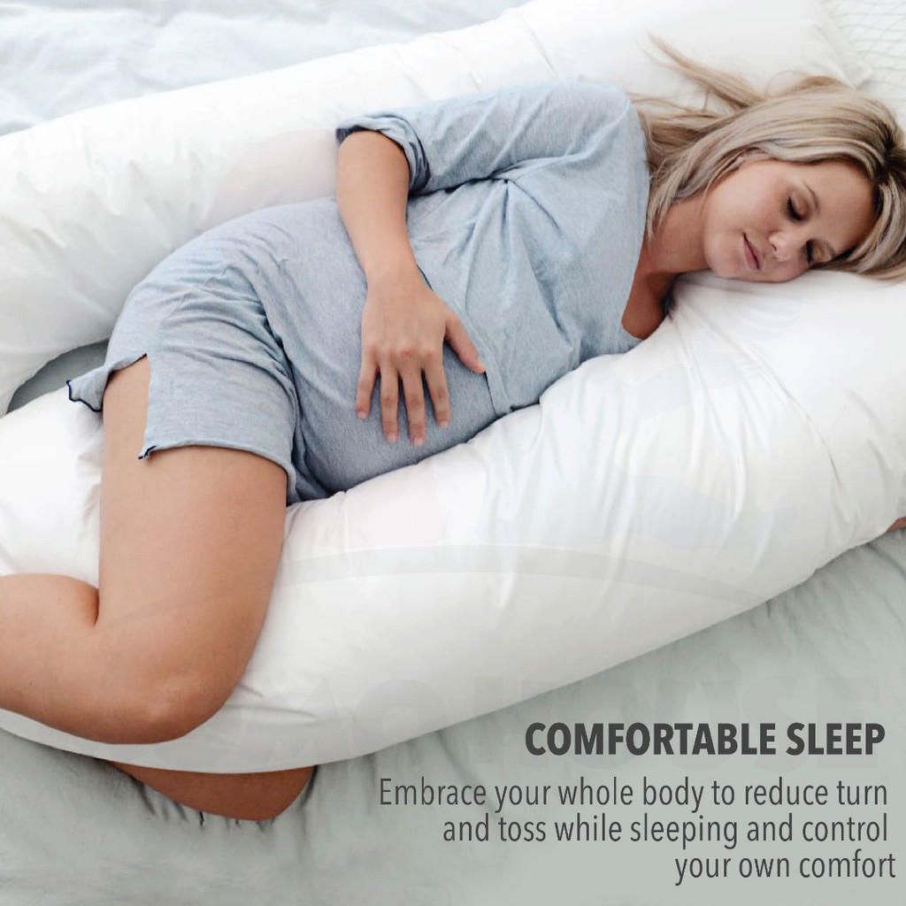 Best U Shape Pregnant Pillow Side Maternity Bedding Full Cotton Pregnancy Pillow Nursing Pillow (New Design) U Shape Pr