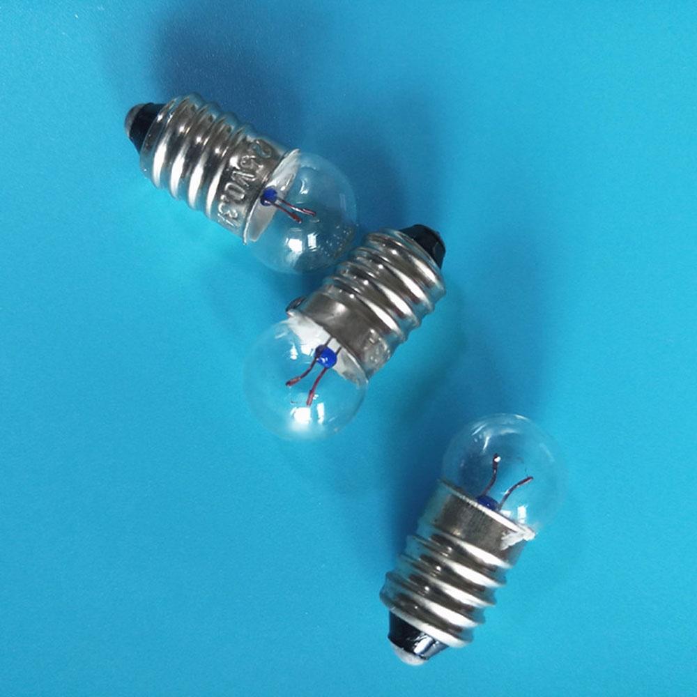 10Pcs/lot E10 2.5V/0.3A Miniature Light Lamp Flashlight Torch