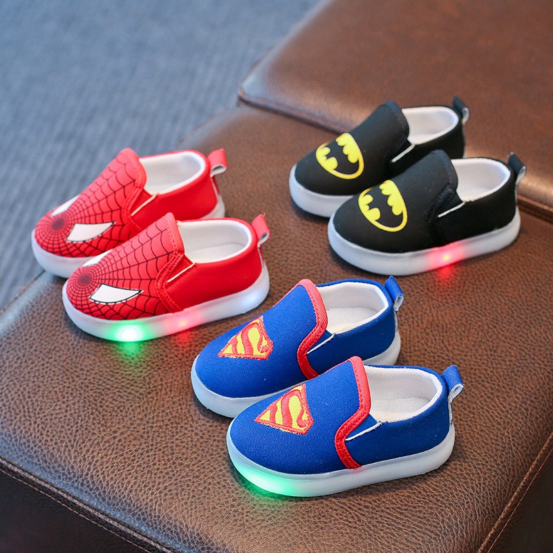 spiderman led shoes