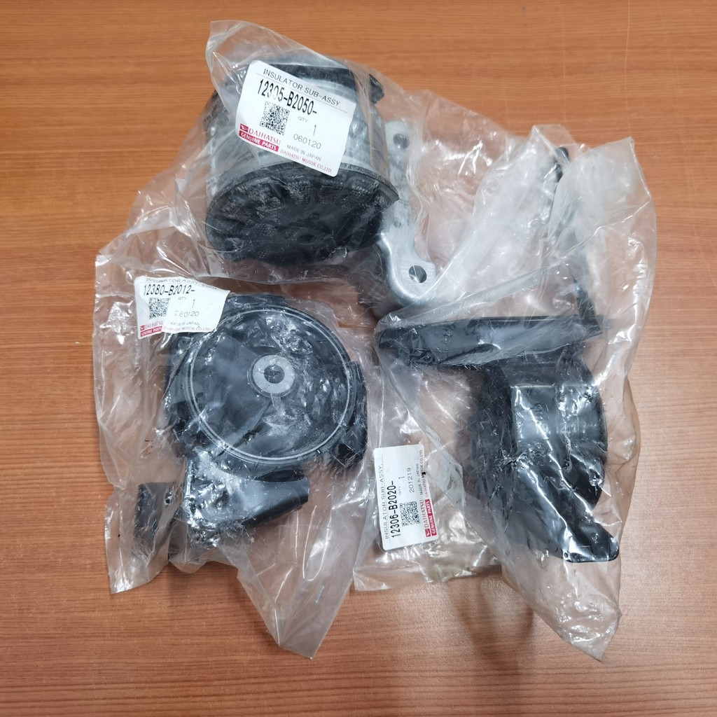 Original Daihatsu Engine Mounting Set Perodua Viva 12305 B2050 100 Original Made In Japan 1set 3pcs Shopee Malaysia