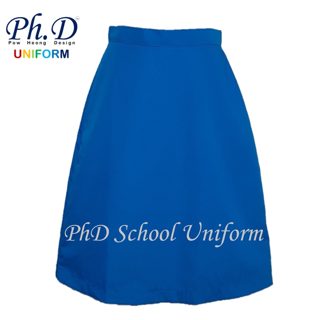 Waist 24-35 Length 23,24,25,26 PhD Turquoise Secondary School Short Skirt | Skirt Pendek Sekolah Menengah Perempuan