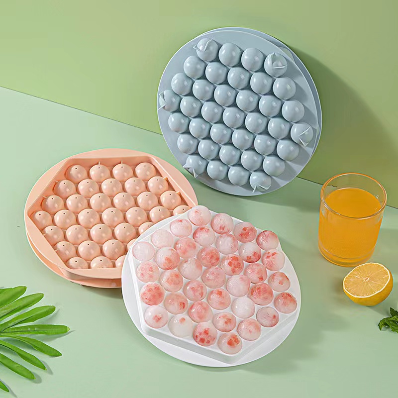 🇲🇾Ready Stock🇲🇾 Ice ball Cube Tray Jelly Maker Ice Maker Tray Plate Round Ice Ball And Diamond Shape Maker Ice Tray Mold