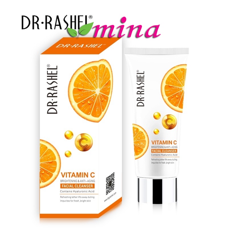 (HQ Malaysia) DR.RASHEL Facial Cleanser 80ml Vit C Dr Rashel 100 ORI