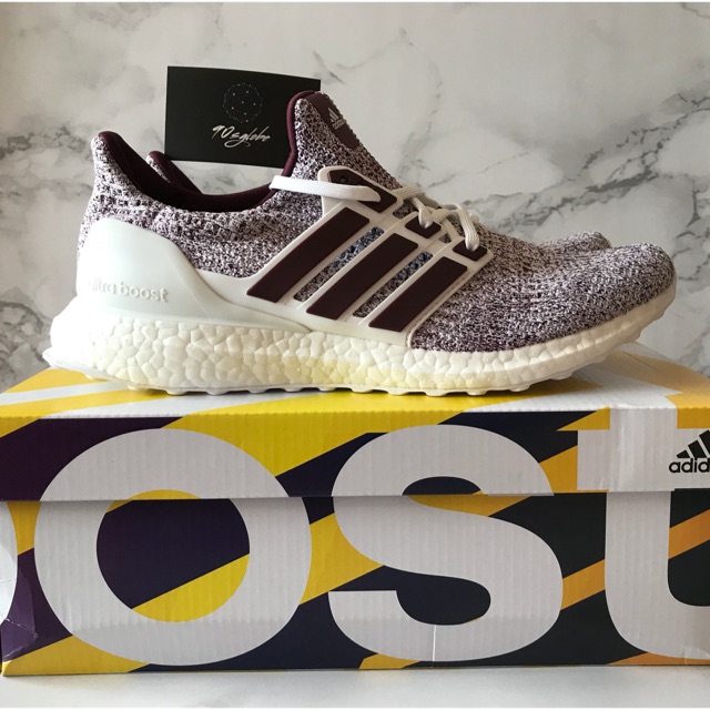 Ajh Ultra Boost 4 0 Cloud White Maroon Hrdsindia Org