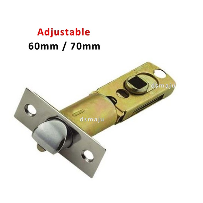 Tubular Door Lock Latch Tongue 60mm / 70mm Adjustable Tubular Lock