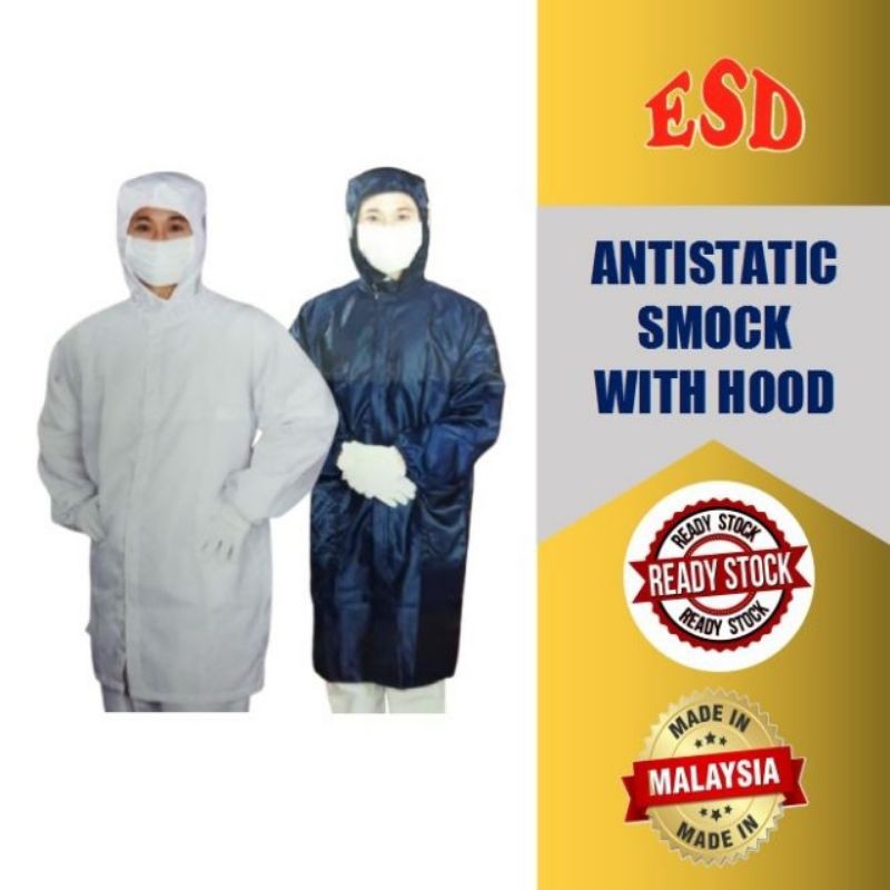 Antistatic ESD Smock with Hood Shopee Malaysia