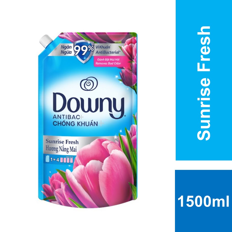 Downy Sunrise Fresh Concentrate Fabric Conditioner Refill 1500ml Shopee Malaysia