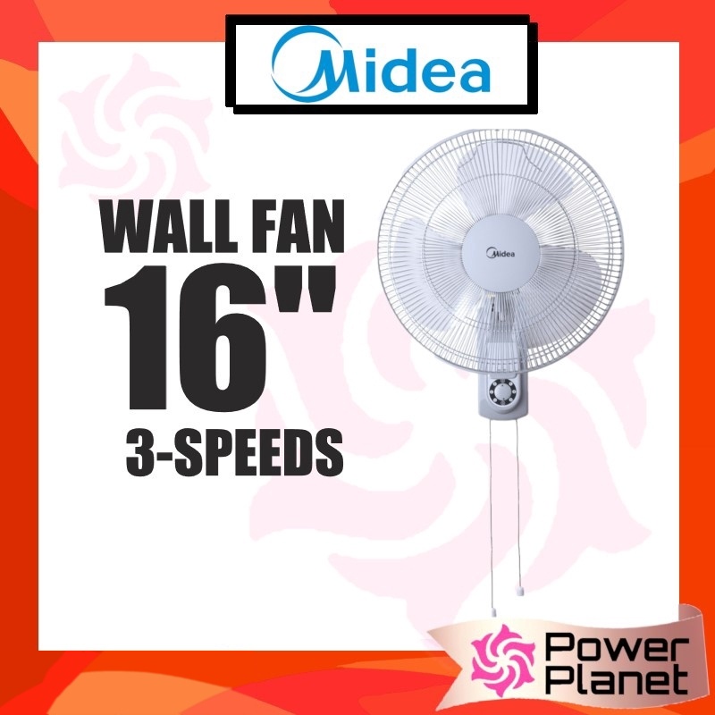 Midea Wall Fan 16 Mf16fw6h 16 Inch Mf 16fw6h Shopee Malaysia