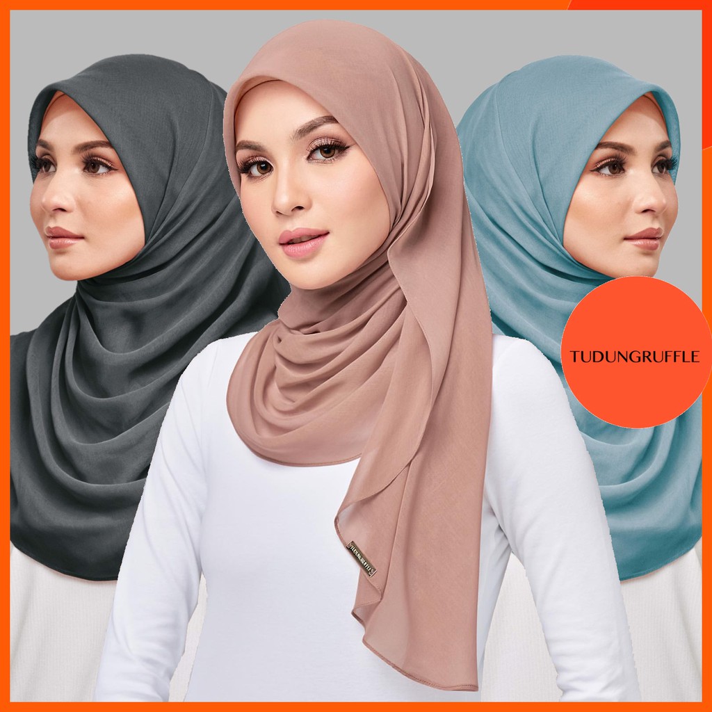 Ruffle tudung Founder Kongsi