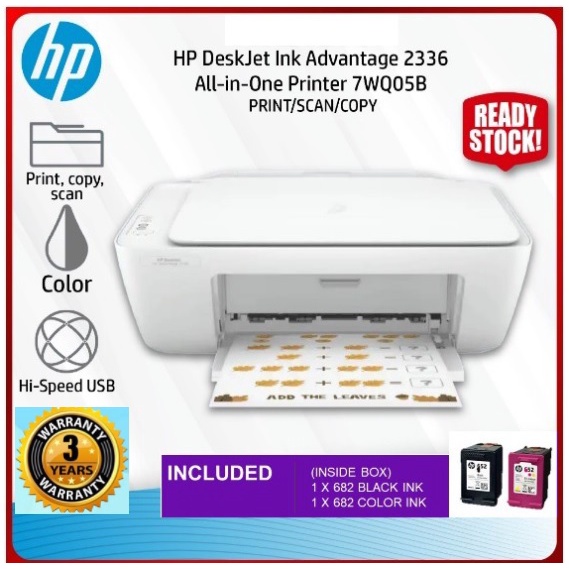 HP 2336 advantage AllinOne Printer PRINT/SCAN/COPY Shopee Malaysia