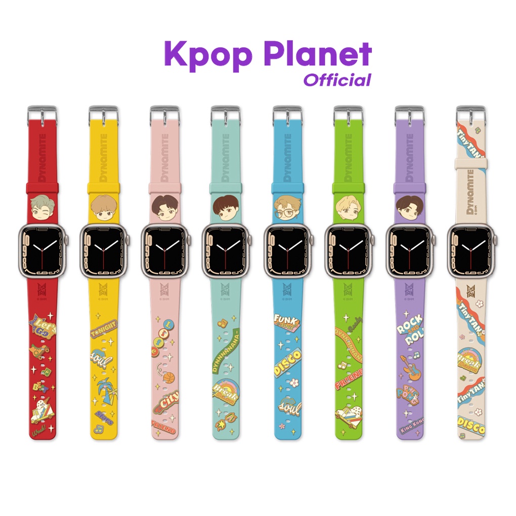 BTS TinyTan Dynamite Apple Watch with strap