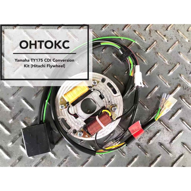 Yamaha TY175 CDI Conversion Kit [Hitachi Flywheel] Shopee Malaysia
