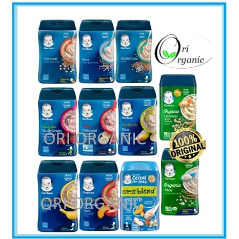 【FAST DELIVERY】GERBER BABY CEREAL Rice / Oatmeal/ Mutigrain / Wheat 227G 宝宝粥