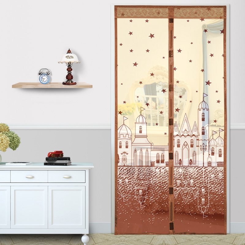 Encrypted Gauze Anti Mosquito Curtains Magnetic Soft Gauze Door Summer Gauze Encryption Home Bedroom Partition Curtain S