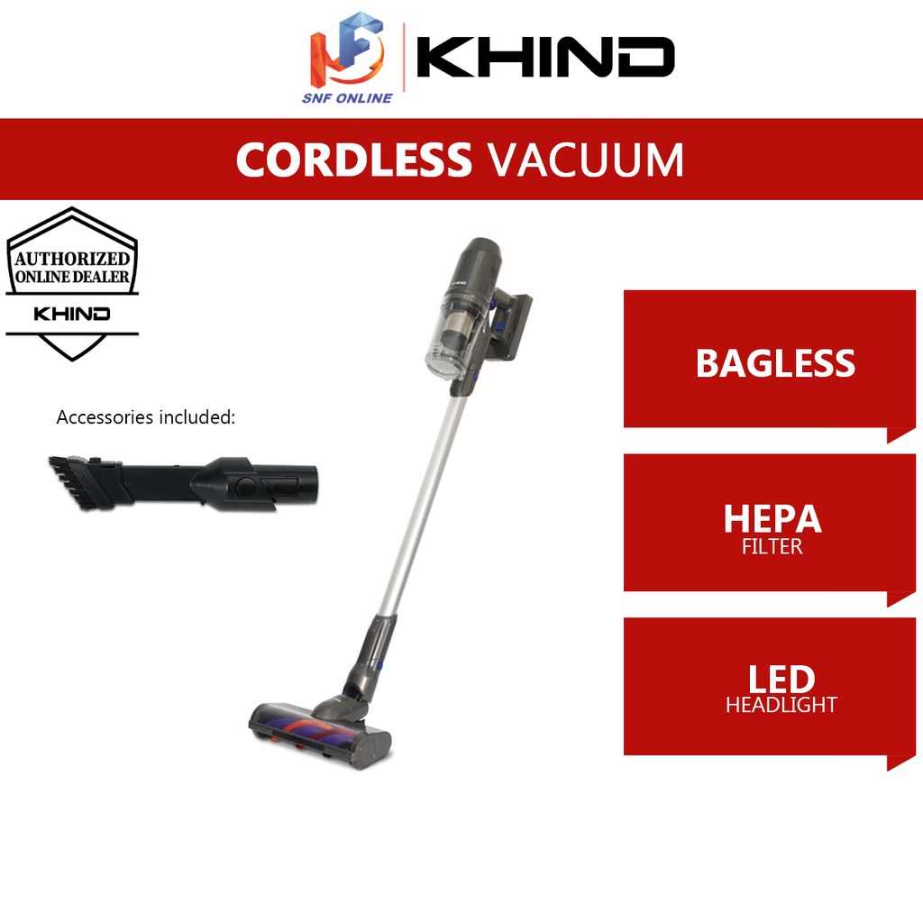 Khind Cordless Vacuum Cleaner VC696 Shopee Malaysia