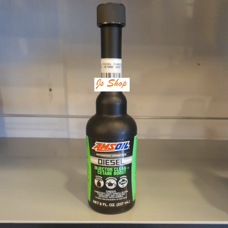 Amsoil Diesel Injection Injector Clean + Cetane Boost 8 Oz / 236ml