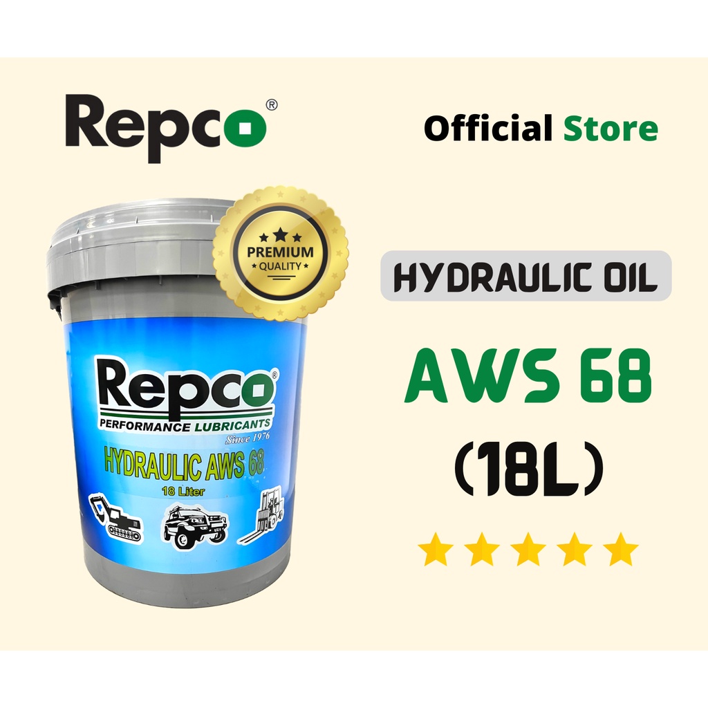 Repco Hydraulic AWS 68 High Performance Premium Hydraulic Oil (18L