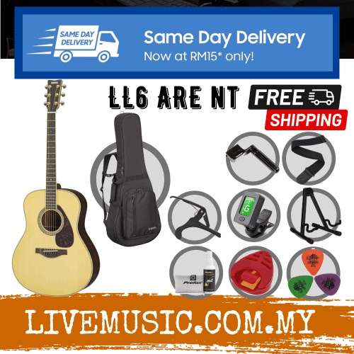 Yamaha LL6 ARE Original Jumbo AcousticElectric Guitar ( LL6ARE