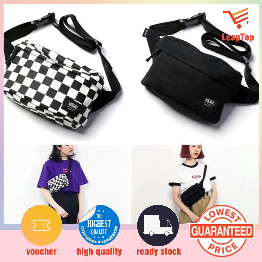 vans sling bag checkerboard