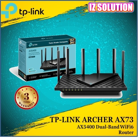 TP-LINK ARCHER AX73 / ARCER AX72 AX5400 DUAL BAND 6-STREAM GIGABIT WIFI ...