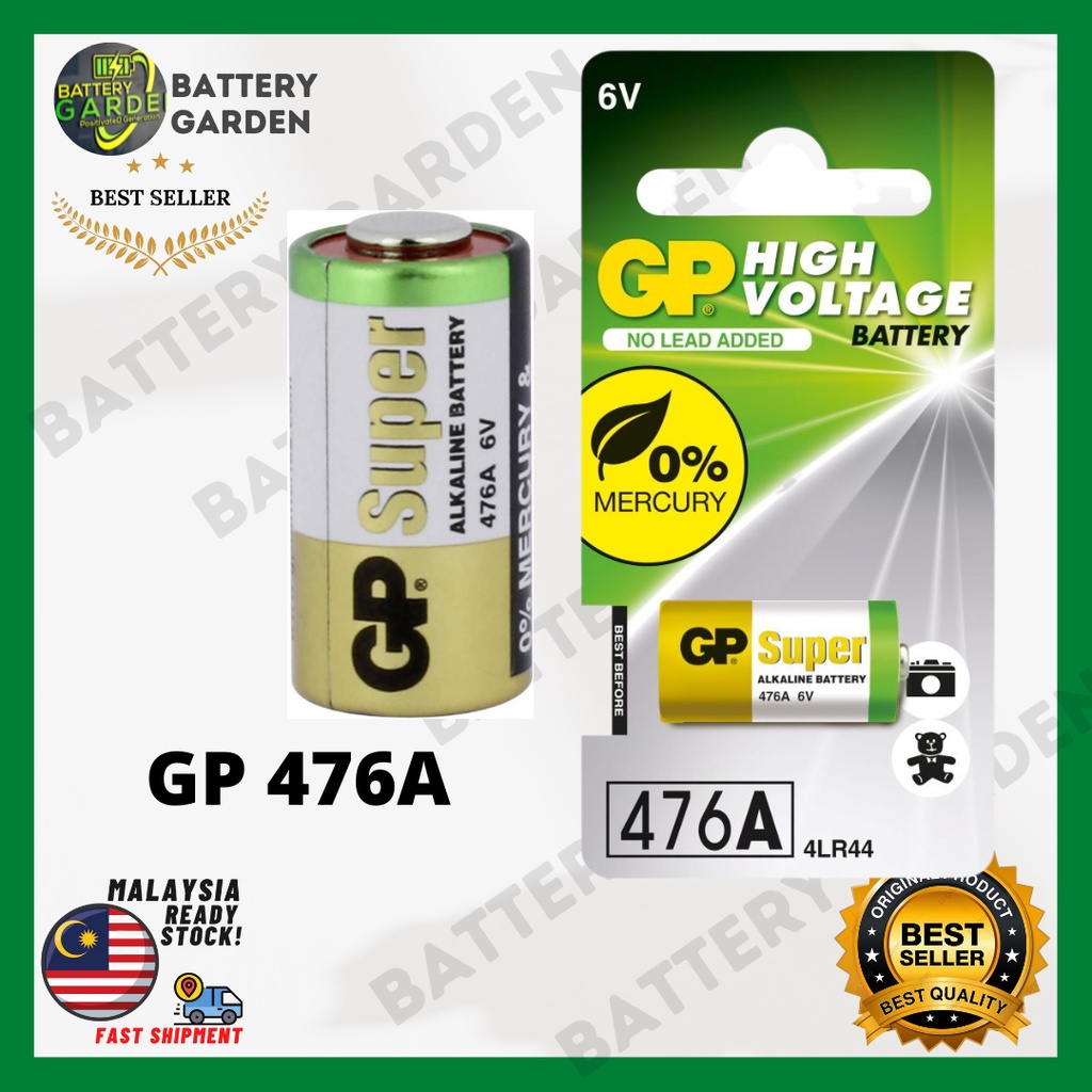 GP 4LR44 (476A) 4lr44 a544 v4034px px28a HIGH VOLTAGE 6V ALKALINE ...