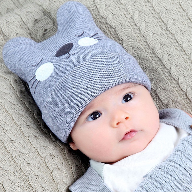 baby boy knit beanie