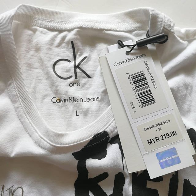 Authentic Calvin Klein Jeans Men Tee | Shopee Malaysia