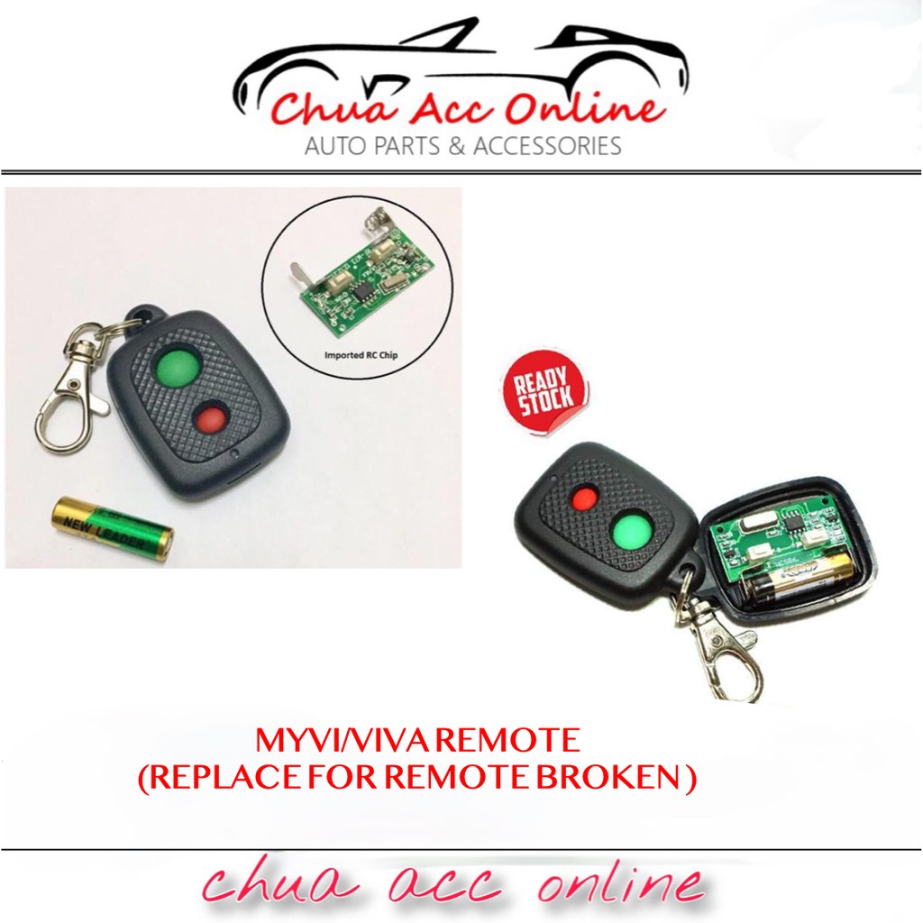 PERODUA REMOTE ALARM +CHIP+BATTERY PERODUA MYVI KANCIL KELISA KENARI