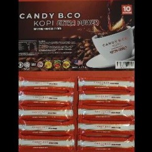 Ready Stock Kopi Candy B Co Extra Power 20g X 10 Sachet Papan