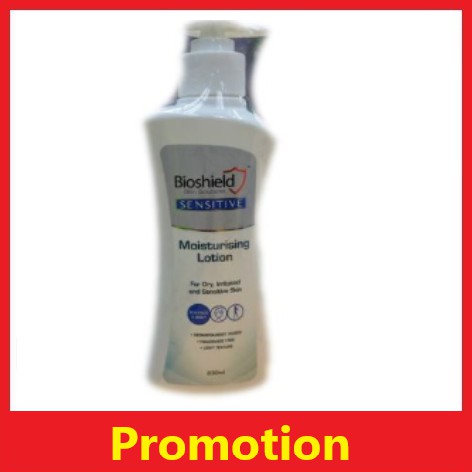 Bioshield Sensitive Mositurizing Lotion 230ml For Dry Irritated And Sensitive Skin Kulit Gatal