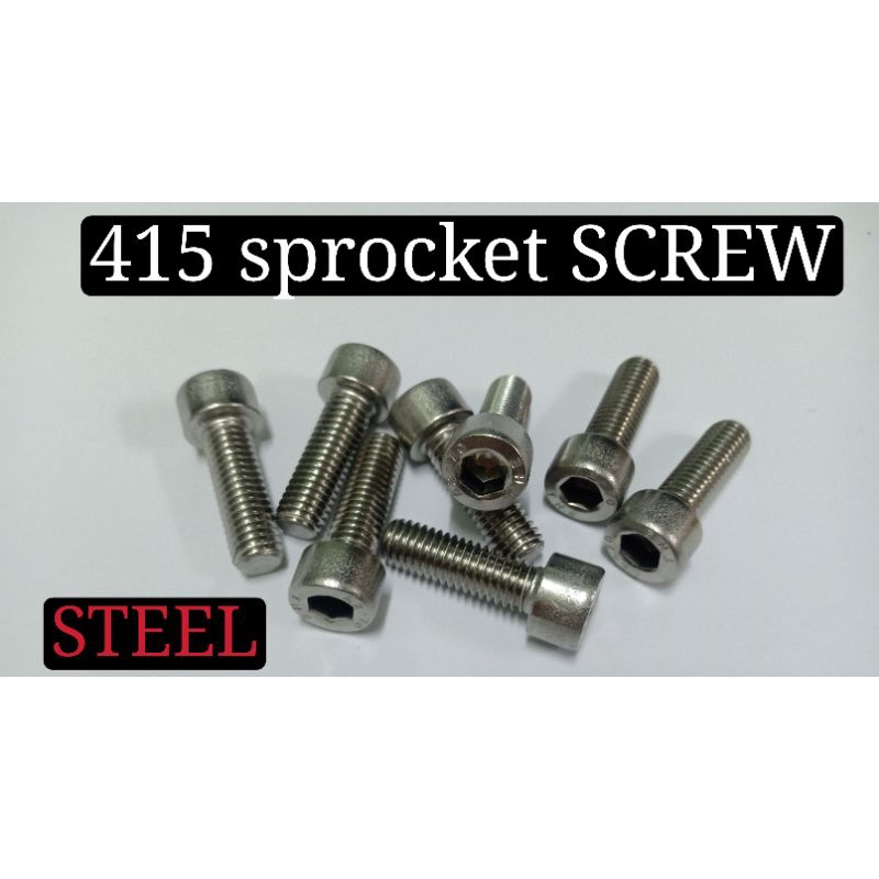 415 sprocket screw STEEL ALLEN SCREW 1pc SPORCKET SKRU