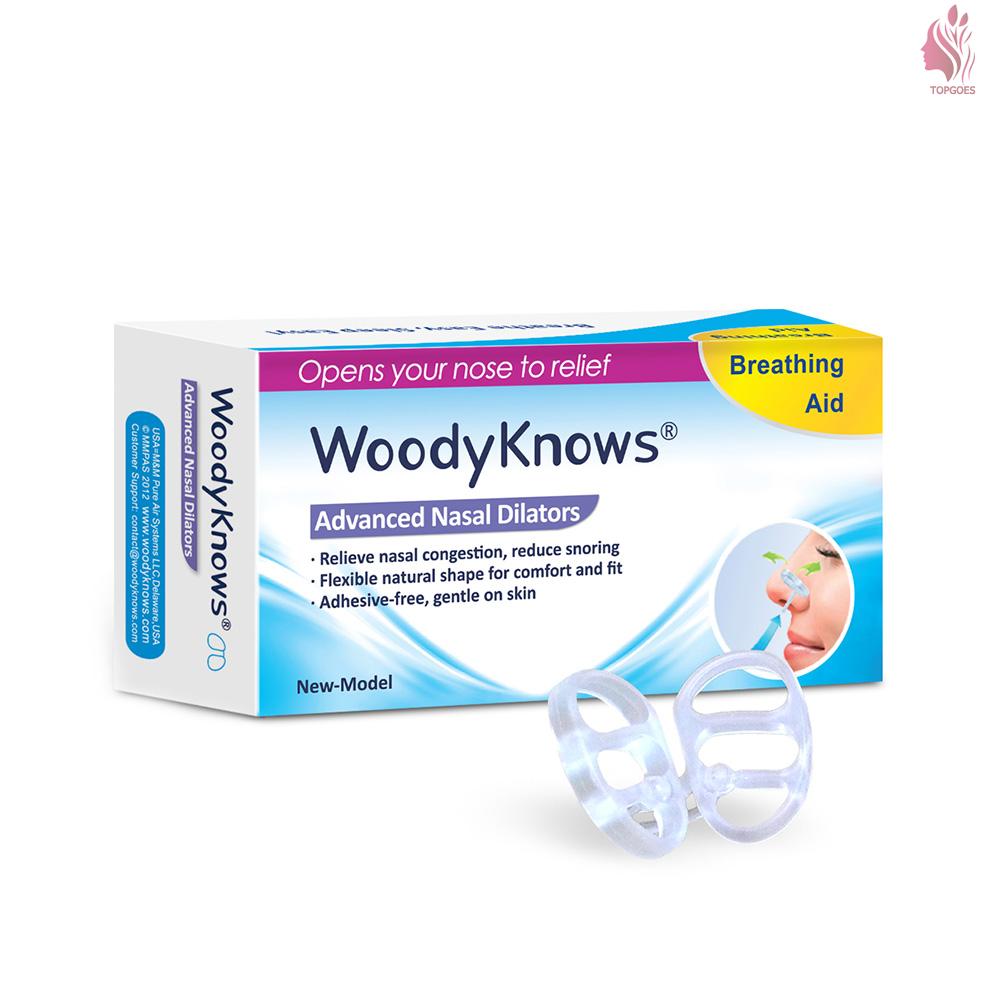 TG WoodyKnows Anti Snoring Nasal Dilators Reduce Snore Nasal Congestion Relief for Better Breathing & Sleeping