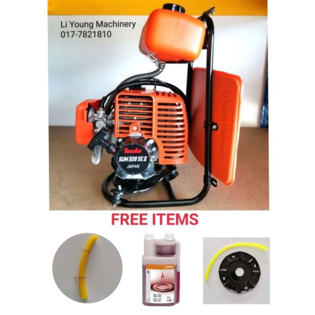 Tanaka Sum 328se Backpack Brush Cutter 100 Original Tanaka Brand Mesin Rumput Made In Japan Shopee Malaysia